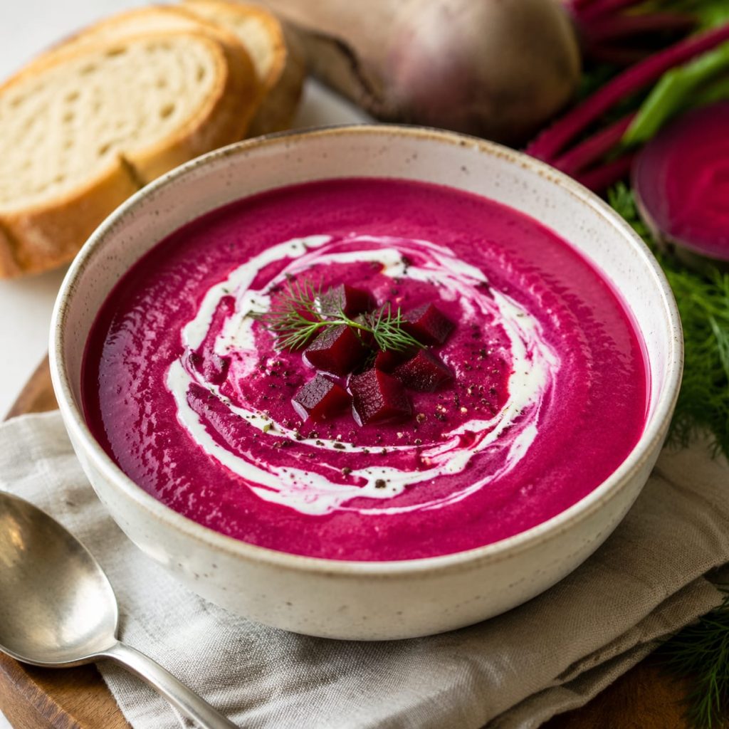 creamy soup - 10 delicious beetroot recipes