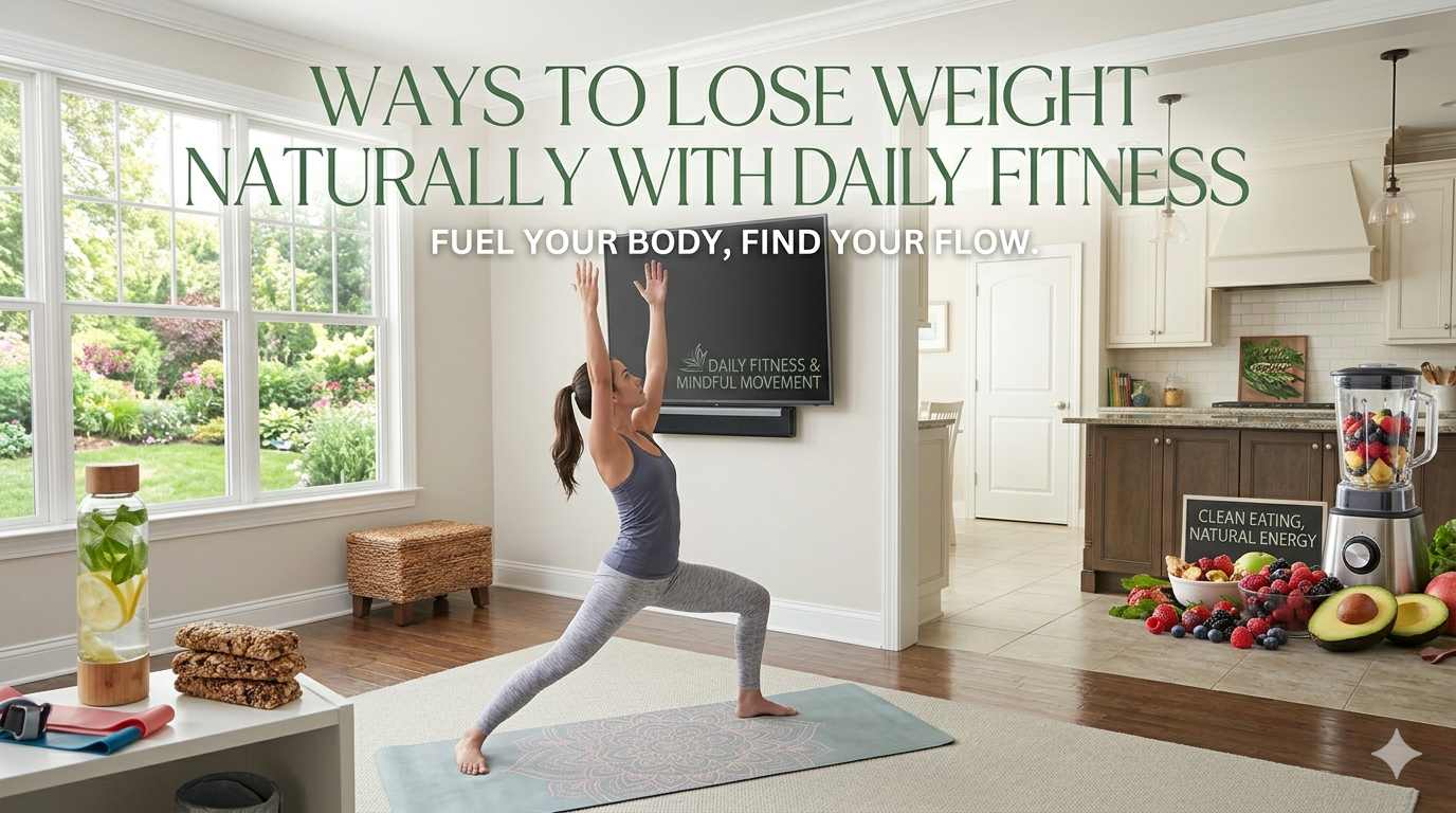 3 Ways to Lose Weight Naturally with Daily Fitness